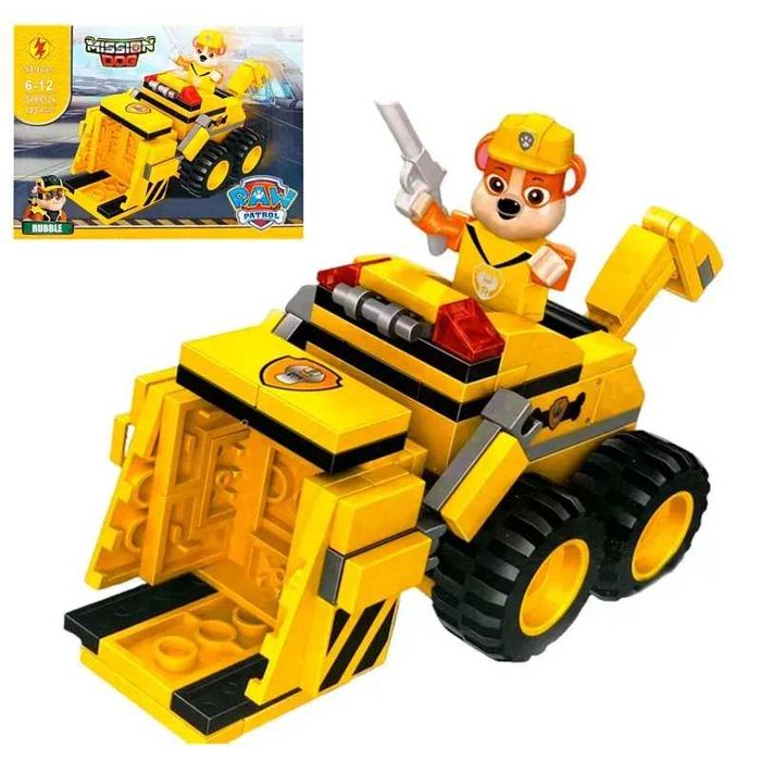 Конструктор Пес Патрул 122ч, Маршал, Роки, Зума, Рабъл