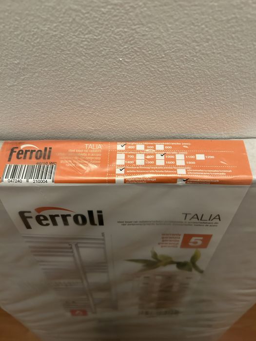 Calorifer baie ferroli 400/1000