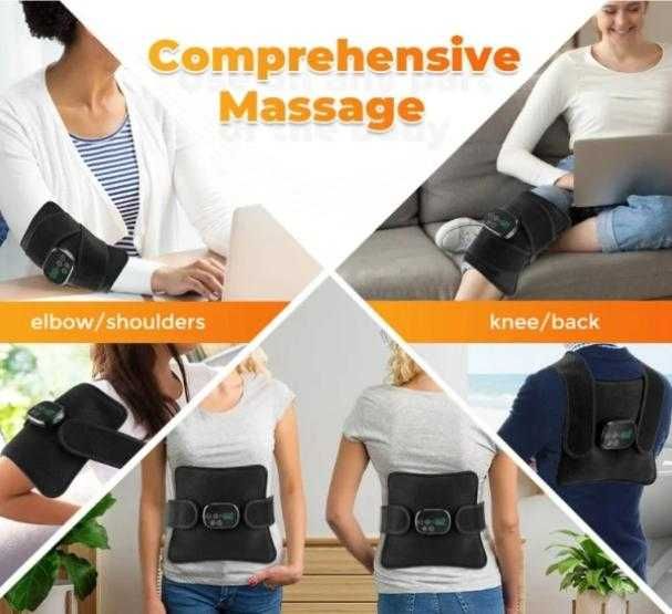 ЦифровДисплей Контролер Безжичен LED Инфрачервен Масажор Червена Светлина Дълбоко Облекчение Безопасна Ефективна Tерапия Тяло Гръб Колене Стави Мускул