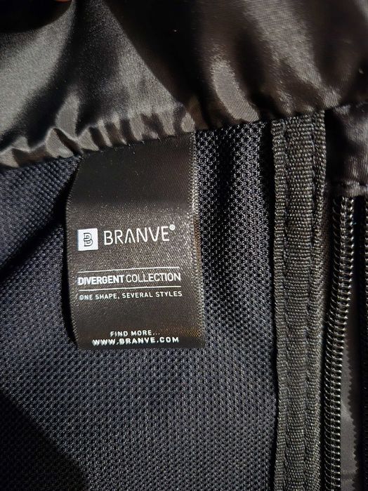 Rucsac laptop BRANVE - Negru & Albastru-denim [Nou / Nefolosit]