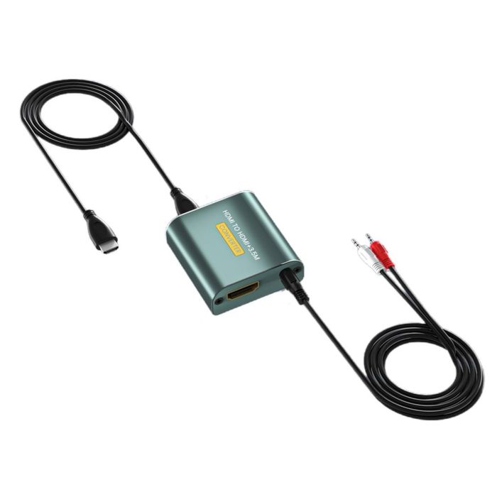 Extractor audio HDMI 4K cu iesire AUX 3.5mm pentru TV PC consola