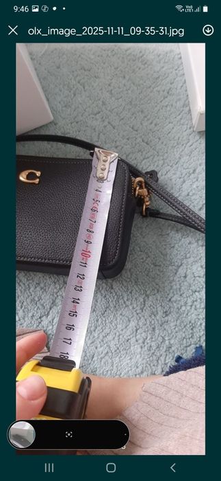 Coach черна дамска чанта