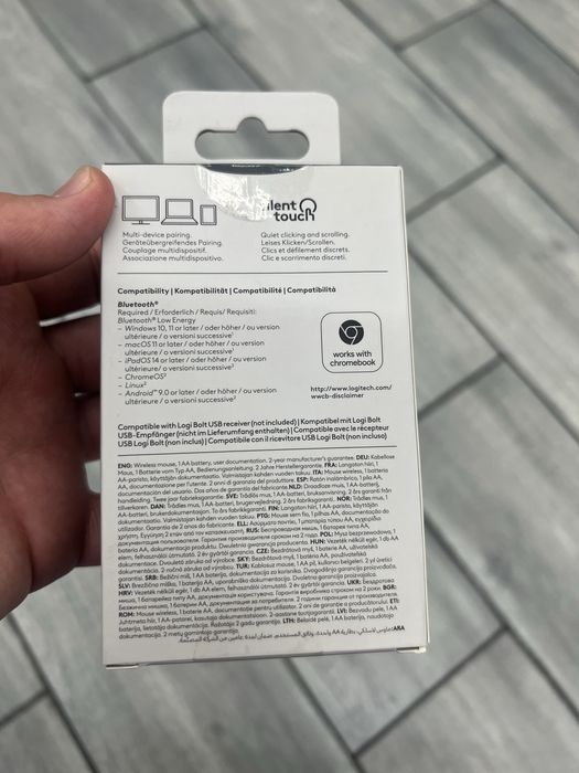 Новая мышка logitec m350s