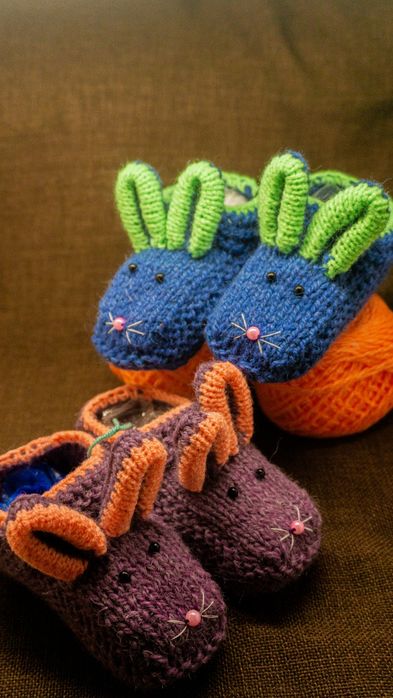 Вязаные носочки детские