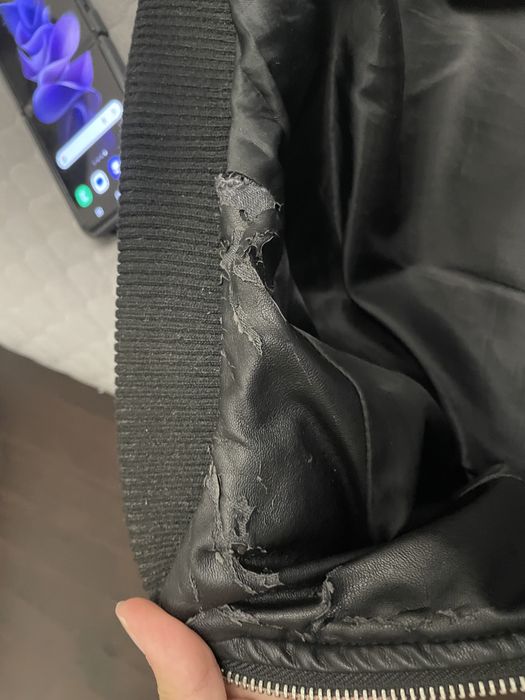 Кожаная куртка «Versace»