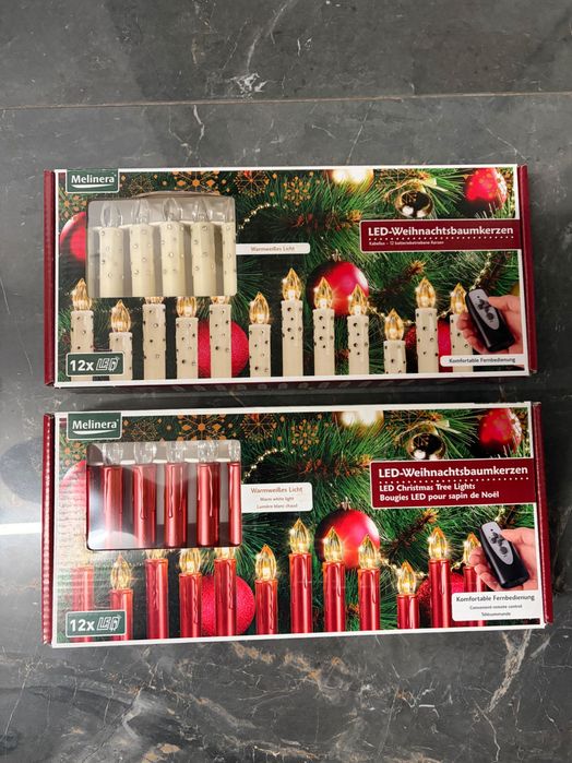 Lumanari Led Brad de Craciun