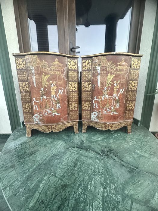 comode decorative de inspirație chinoiserie