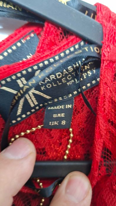 Ликвидация-Lipsy-Kardashian Kollection елегантна дантелена рокля