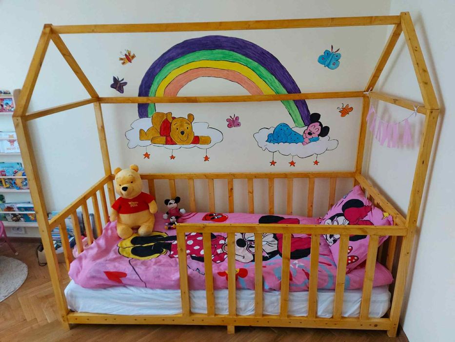 Детско легло къща