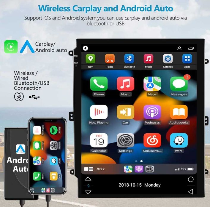 FORD RANGER 2010/2016 Вертикална Навигация, 9861