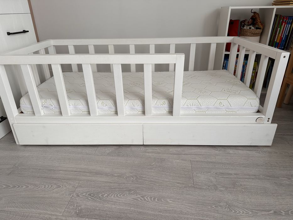 Pat copii lemn 140x60