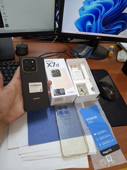 Honor x7d 16/256gb iwlawi zur aybi yuq tozza telefon uyaltirmaydi