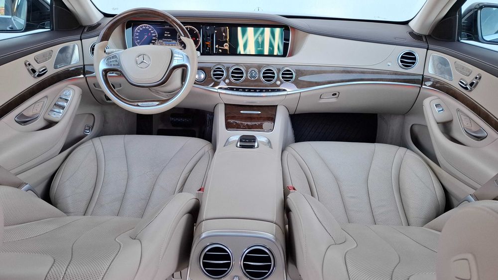 S Klass 350d Long 4Matic 9G-Tronic la 27850€. Istoric Reprezentanță. Fiscal pe loc!