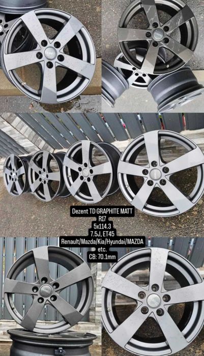 Jante 5x114.3 R17 Renault