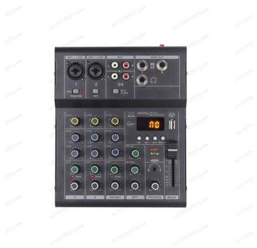 Смесителен пулт 4 канален RP-F4 A, Bluetooth, USB Player, DJ Mixer