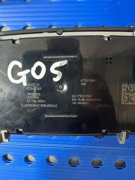 Plafon negru x5 G05 mpachet panoramic,plafoniera gesturi  bmw g11 g12 g01 g02 g05 g02 g30 5A3CD61 5A5A502