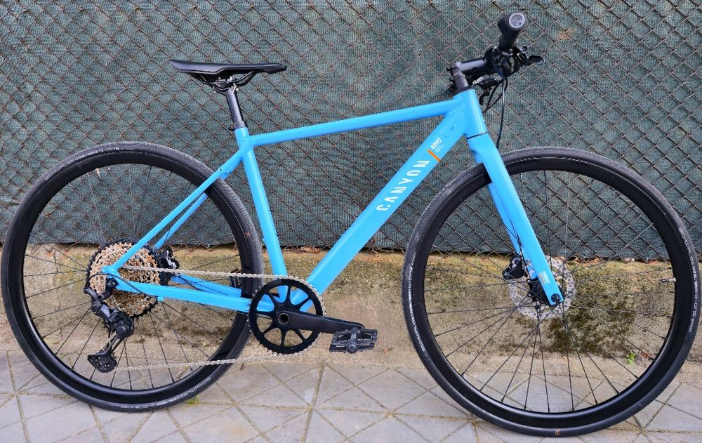 Canyon Roadlite 6 1x12 XT Shimano S размер рамка Карбонова вилка Шосеен Фитнес велосипед Като нов