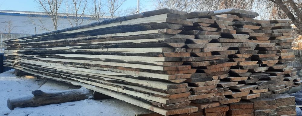 Продам необрезную доску