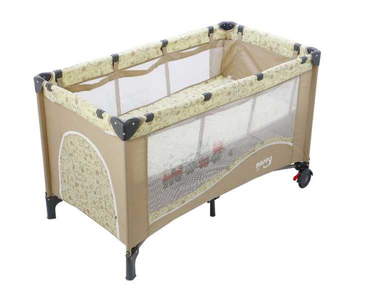 Сгъваема кошара, 2 нива -  ПОДАРЪК матрак към нея