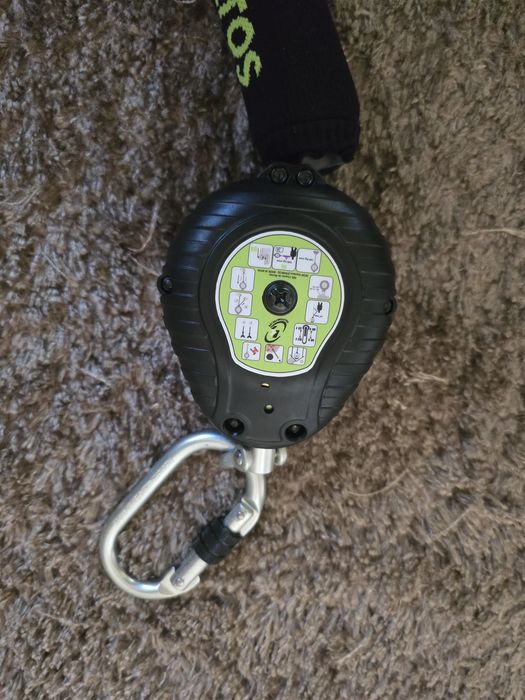 Kit protecție lucru la înălțime Kratos Safety – ham + opritor cădere – NOI