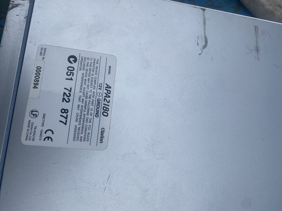 Amplificator auto Clarion