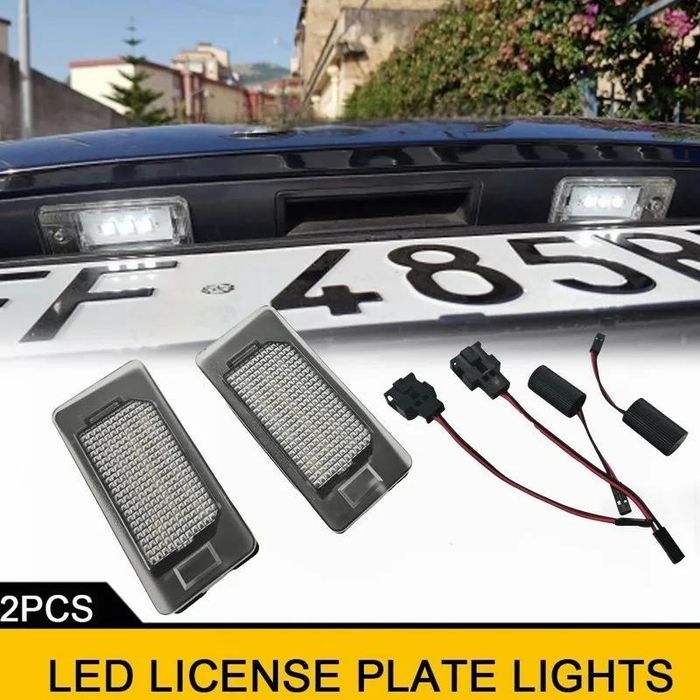 Плафони LED №5065-14 за регистрационен номер VW, Audi, Seat, Skoda