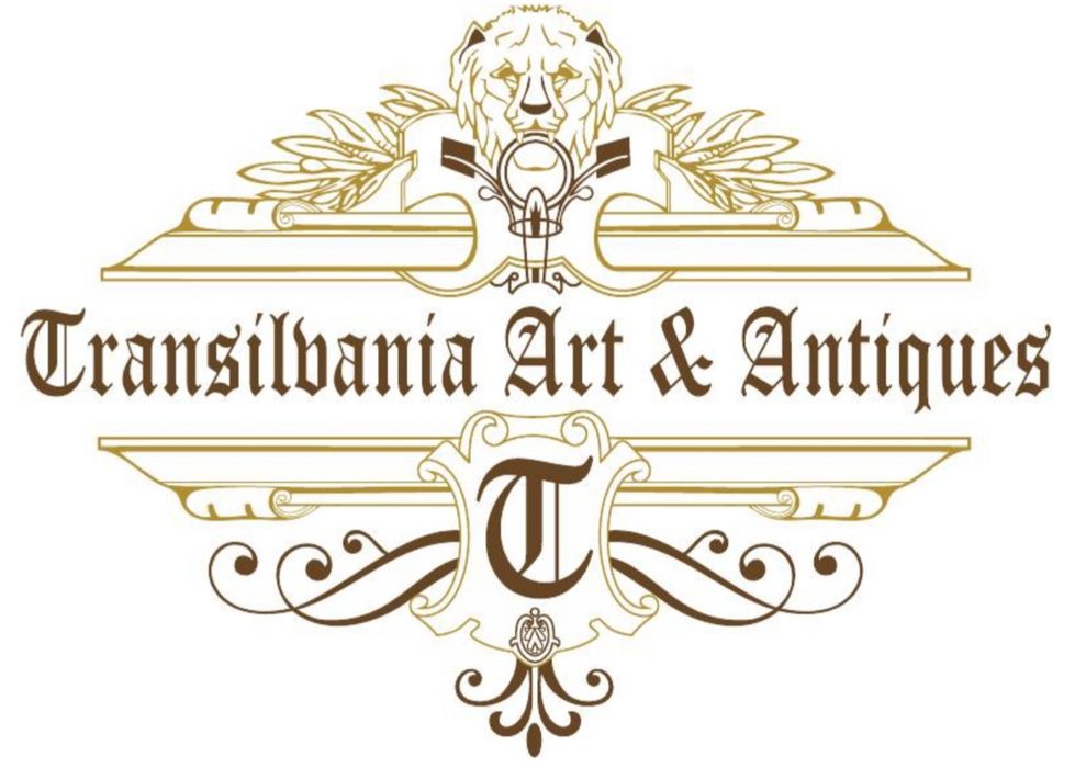 Consolă veche din lemn masiv sculptată manual, cu elefanți – 2 sertare