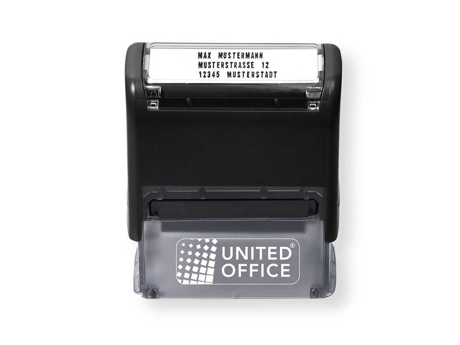 Stampilă universală personalizabilă birotica si textile NOUA, SIGILATA