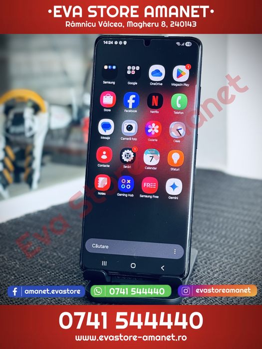 SAMSUNG Galaxy S21 Ultra 5G Black 128GB 12GB RAM Dual SIM