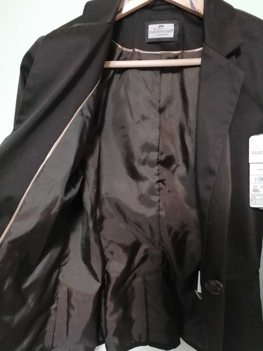 Nou sacou maro, bumbac, C&A, 36 S