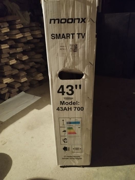 Телевизор мооnx 43 tali smart olinganga 2 oy boldi