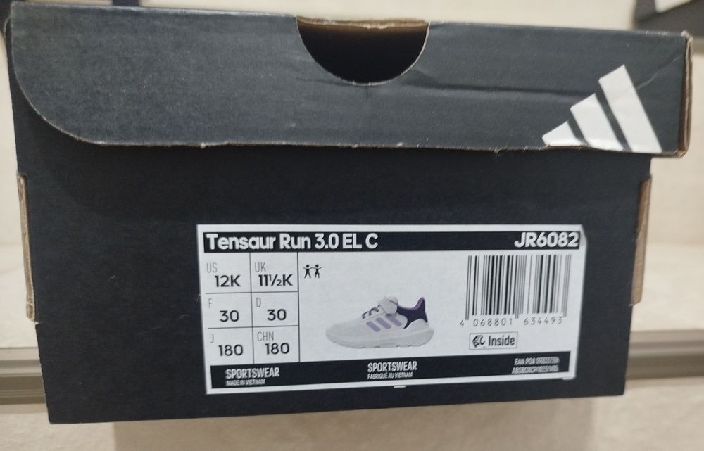 Adidași copii Adidas, mărime 30, piele, albi