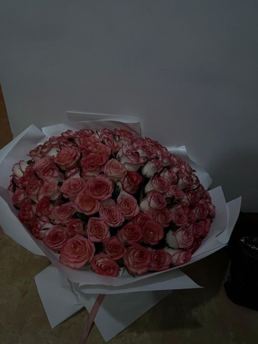 Цветы салылады гул 101роза