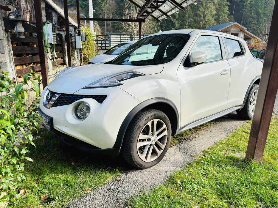 Nissan Juke 1.5 dCi 2016, alb, consum mic, stare foarte bună