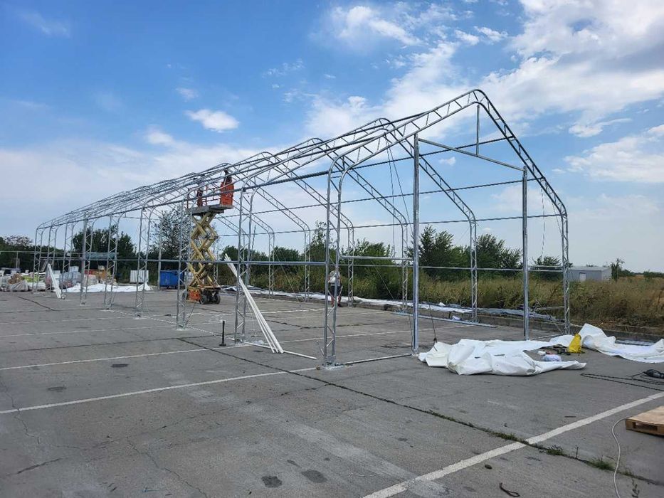 Cort industrial tip casa 9,15x24,4x6,1 m, cort promotional,depozit,hal