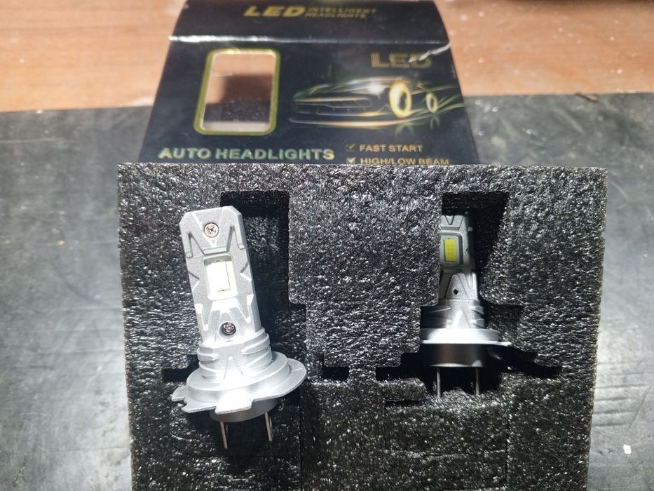 Лед лампы H1 , H3,  H7.