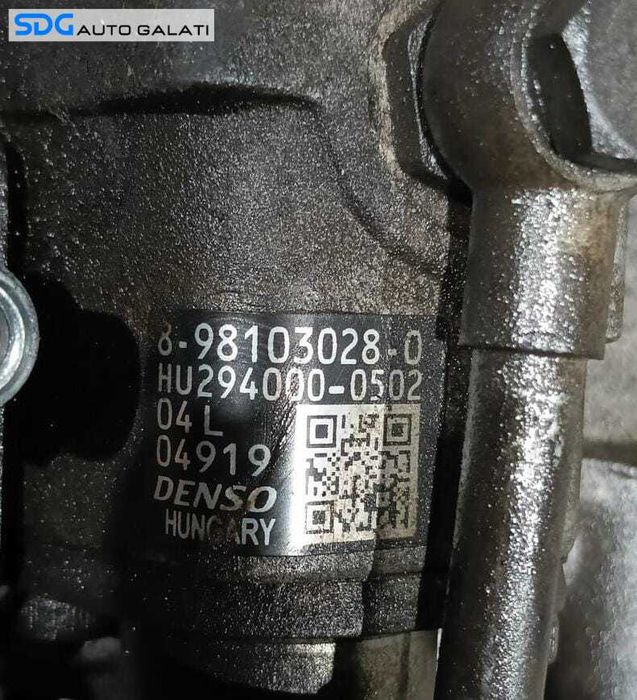 Pompa Inalta Presiune Denso Opel Corsa D 1.7 CDTI DTJ DTR 2006 - 2014 Cod 8-98103028-0 8981030280 HU294000-0502 [M9159]