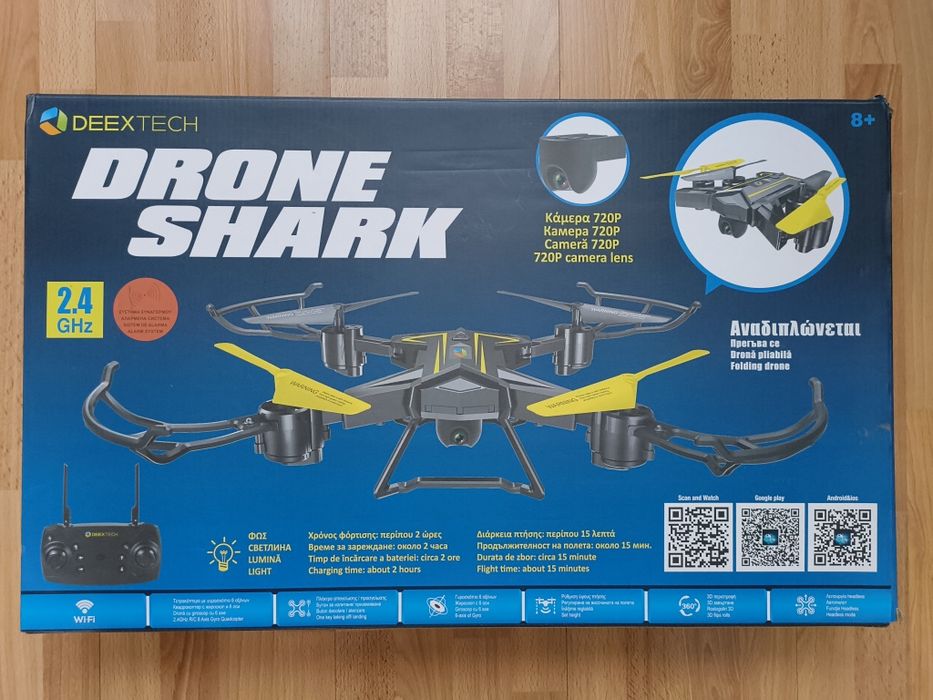 Дрон Deextech Shark с камера 720P