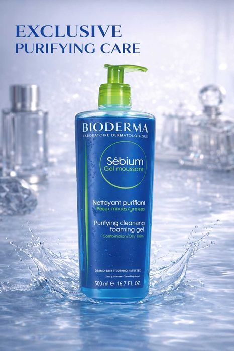 BIODERMA SÈBIUM Gel Moussant -Yog‘li teri uchun tozalovchi ko'pik-geli