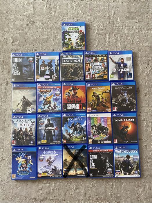 Игры для пс 4-5 фифа 23,рдр2,призрак цусимы,джоджо,хоризон