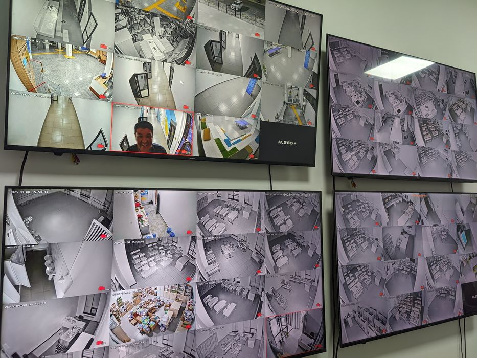 Установка видеонаблюдения