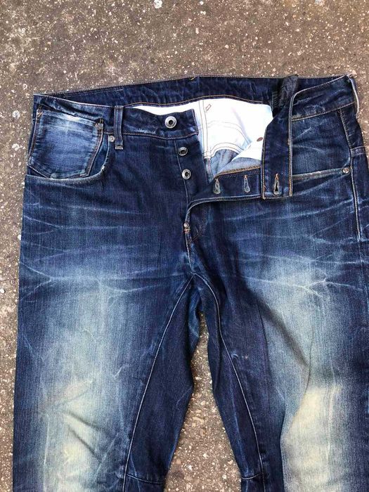 A-Crotch 3D Tapered Jeans