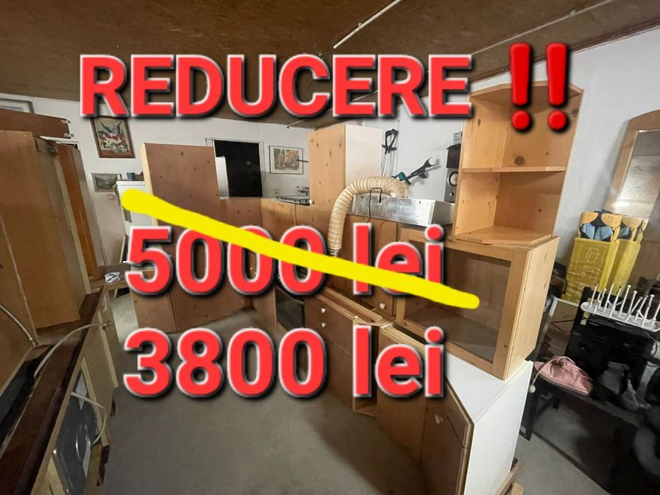 Bucatarie lemn 5m cu aparate
