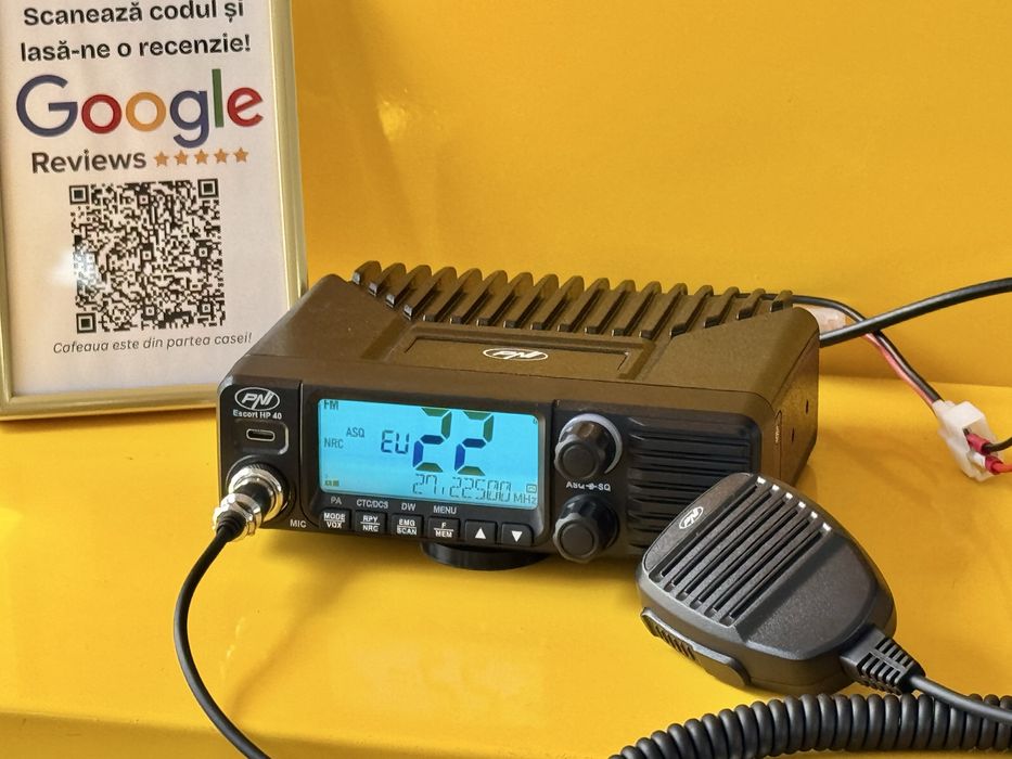 Statie radio CB profesionala PNI HP40 format 1DIN 12-24V NRC