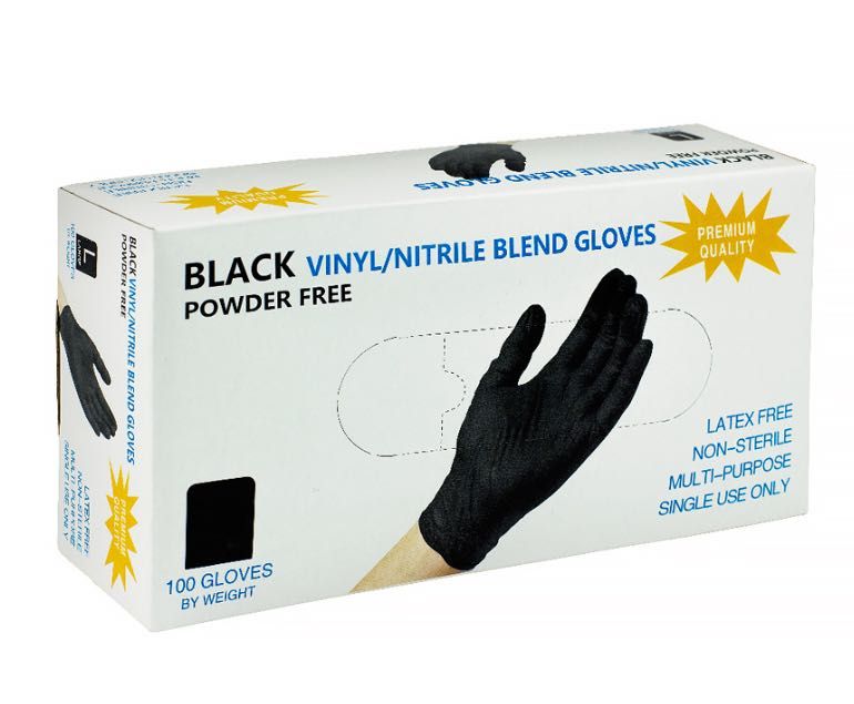 Перчатки нитровиниловые