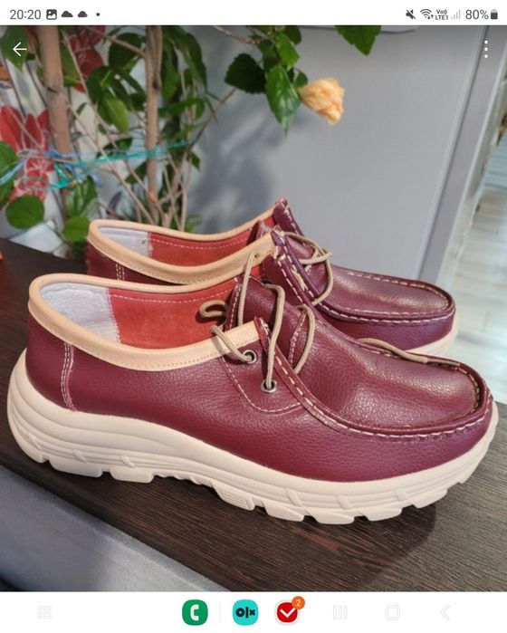 Pantofi piele noi  cu eticheta