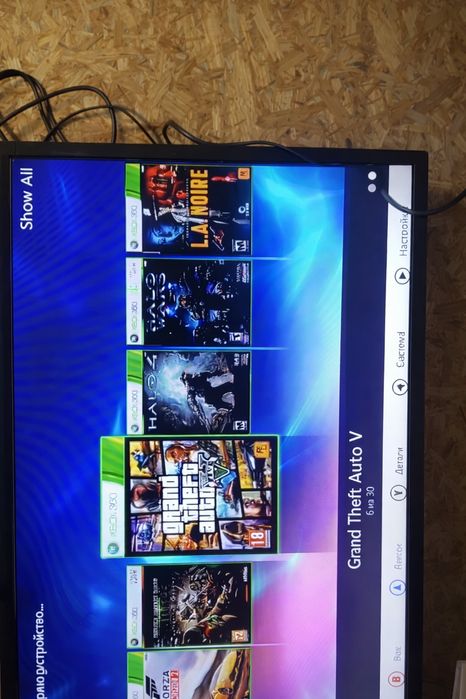 Xbox 360Slim/250gb. FREEBOOT 1 ta bespravadnoy Gamepad