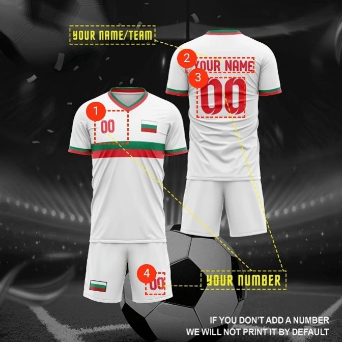 Изработка на персонален футболен екип  с номер и име -различни модели