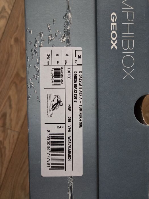 Ghete Geox noi imblanite marime 38