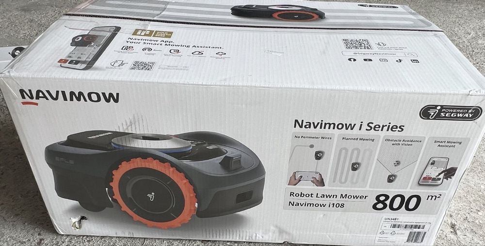Segway Navimow i108E  Robot de tuns Gazon fara fir perimetral